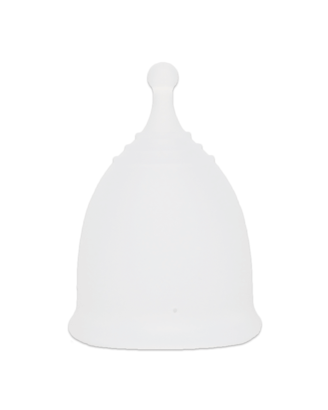 Белая менструальная чаша AneerCare с хвостиком «шар»