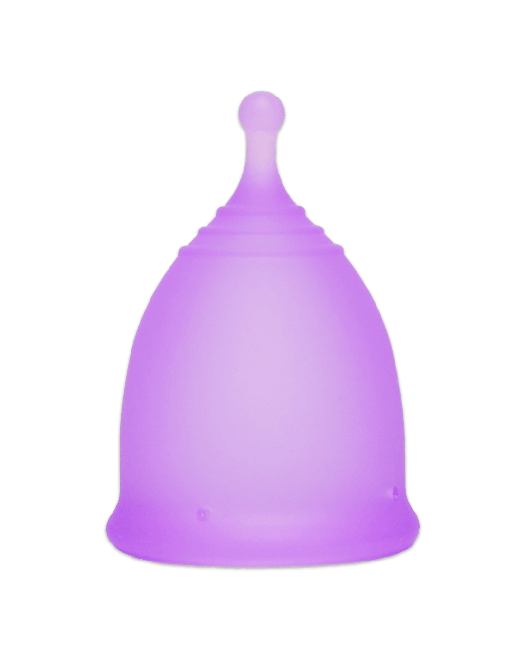 Фиолетовая менструальная чаша AneerCare с хвостиком «шар»