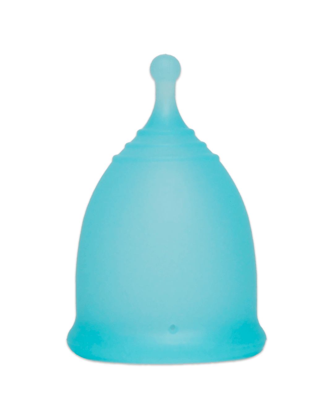 Голубая менструальная чаша AneerCare с хвостиком «шар»