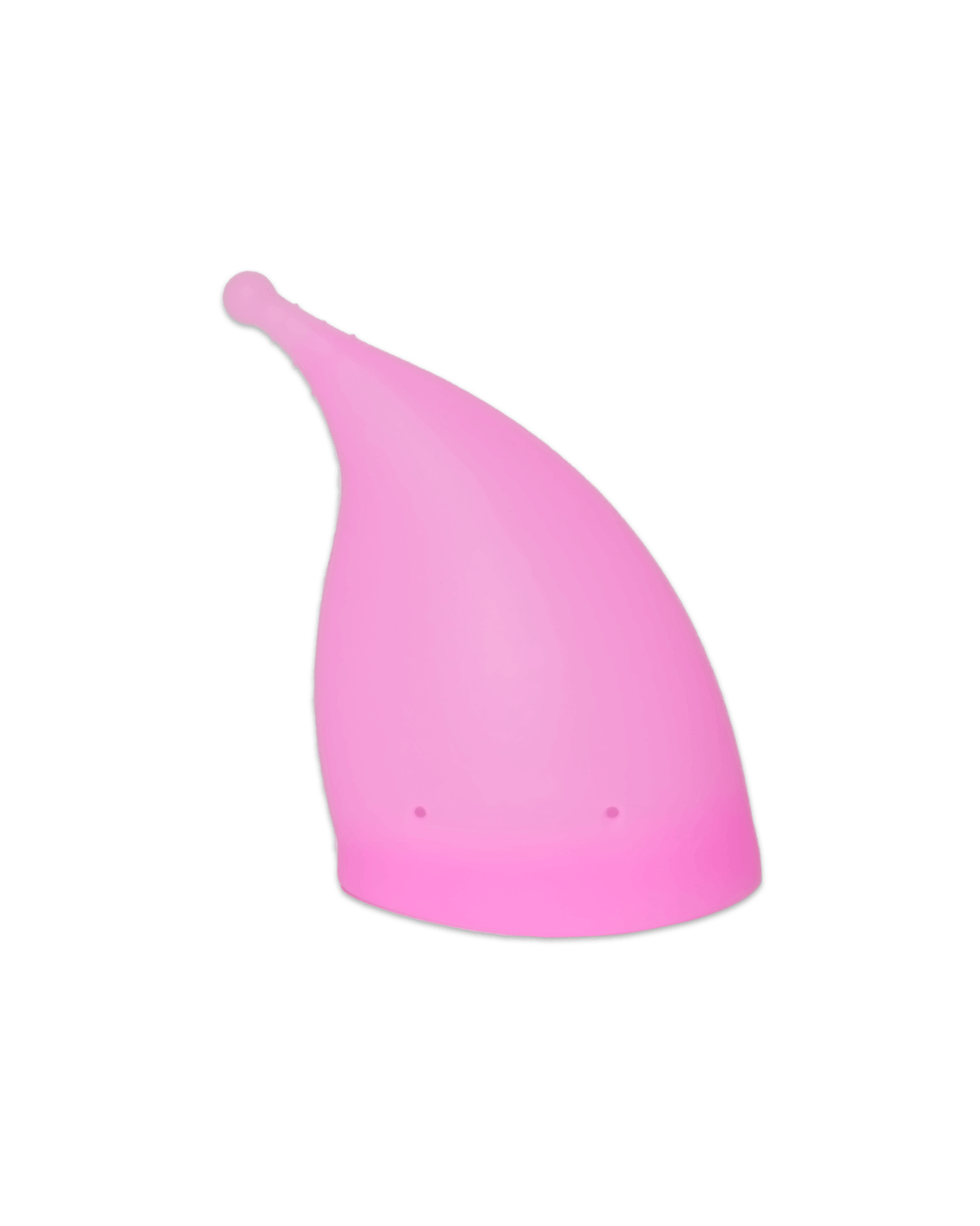 Розовая менструальная чаша анатомической формы